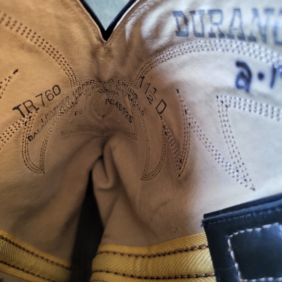 Durango Black Leather TR760 Western Boots sz 11.5D in Excellent Shape - Picture 9 of 10